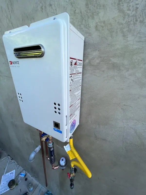 Tankless water heater installation for Coley Acres homes